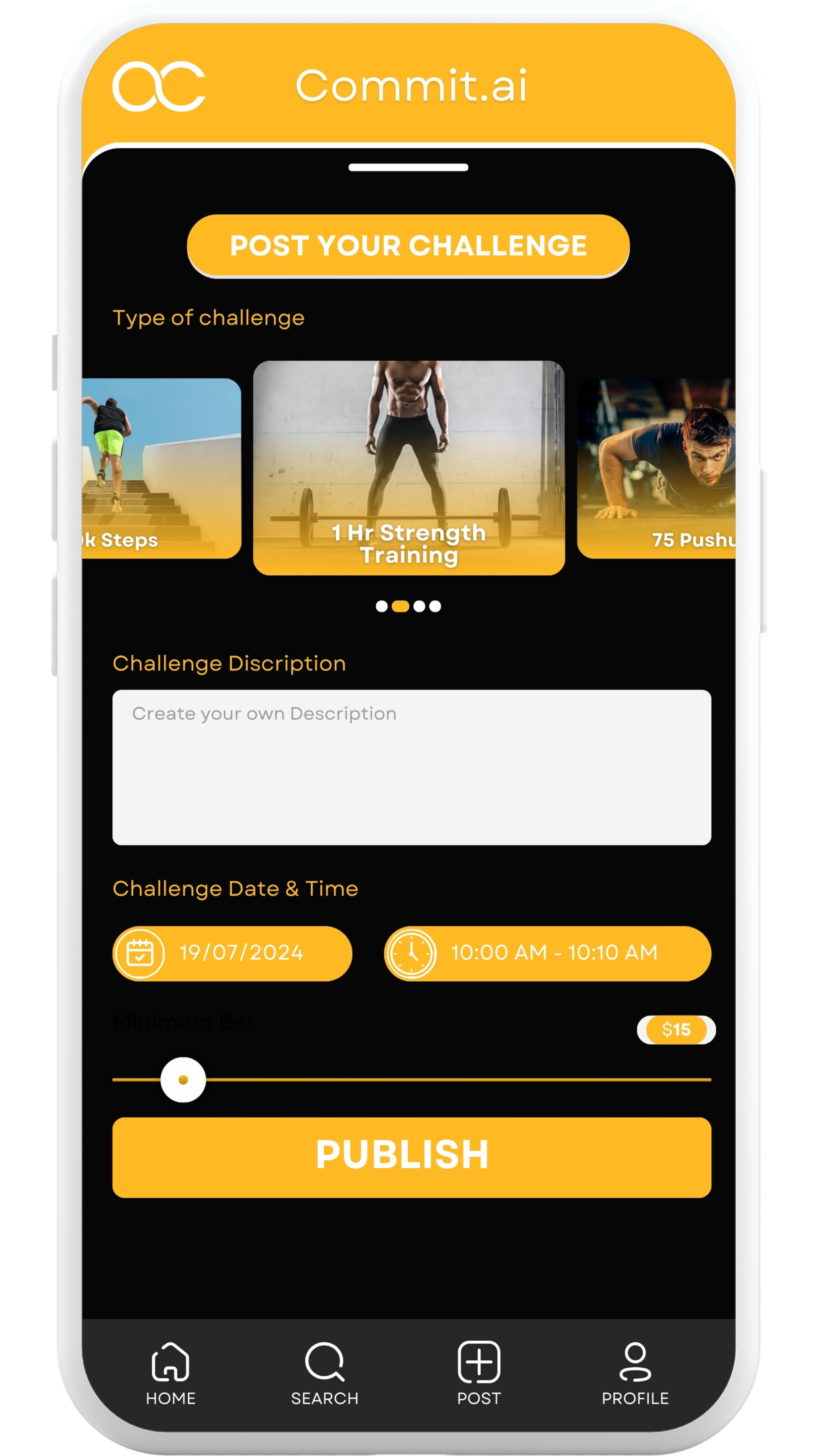 Commit.ai app